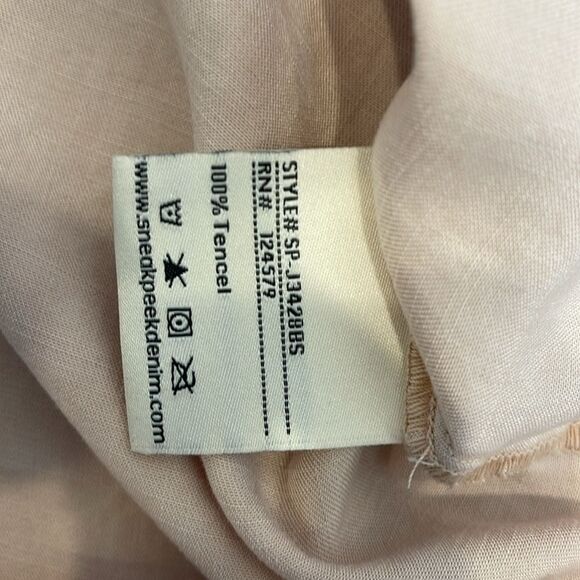 💕SO SOFT💕 Light Pink Hi-Lo Button Down 100% Tencel - Picture 9 of 9